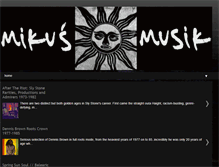 Tablet Screenshot of mikusmusik.blogspot.com