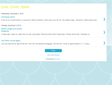 Tablet Screenshot of liveloveiowa.blogspot.com