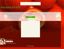 Tablet Screenshot of destroyingthegirth.blogspot.com