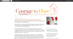 Desktop Screenshot of couragetohope.blogspot.com