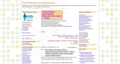 Desktop Screenshot of cari-pekerja.blogspot.com
