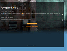 Tablet Screenshot of advogadoemidio.blogspot.com
