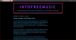 Desktop Screenshot of intofreemusic.blogspot.com