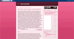 Desktop Screenshot of docepecado-docepecado.blogspot.com