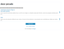 Tablet Screenshot of docepecado-docepecado.blogspot.com