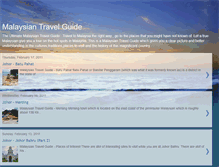 Tablet Screenshot of malaysian-travel-guide.blogspot.com