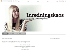 Tablet Screenshot of inredningskaos.blogspot.com