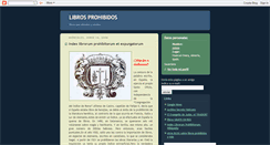 Desktop Screenshot of librosprohibidos.blogspot.com