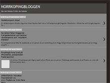 Tablet Screenshot of norrkopingbloggen.blogspot.com