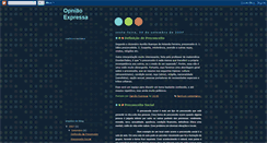 Desktop Screenshot of opniao-expressa.blogspot.com