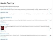 Tablet Screenshot of opniao-expressa.blogspot.com