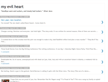 Tablet Screenshot of myevilheart.blogspot.com