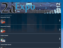 Tablet Screenshot of expo-informatica.blogspot.com