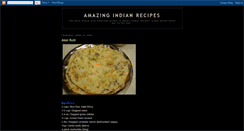 Desktop Screenshot of amazingindianrecipes.blogspot.com