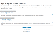 Tablet Screenshot of highprogramschoolsummer.blogspot.com