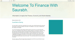Desktop Screenshot of financewithsaurabh.blogspot.com