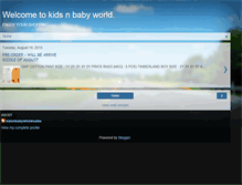 Tablet Screenshot of kidsnbabywholesales.blogspot.com