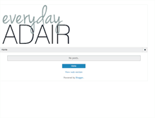 Tablet Screenshot of everydayadair.blogspot.com