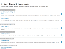 Tablet Screenshot of mylazybastardhousemate.blogspot.com