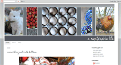 Desktop Screenshot of livingthesustainablelife.blogspot.com