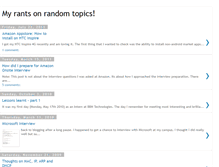 Tablet Screenshot of myrantsonrandomtopics.blogspot.com