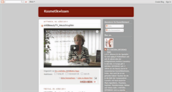 Desktop Screenshot of kosmetikwissen.blogspot.com