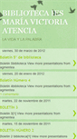 Mobile Screenshot of bibliotecavictoriaatencia.blogspot.com