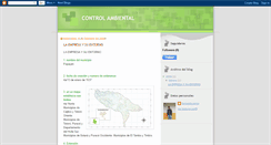 Desktop Screenshot of controlandoelmedioambiente.blogspot.com