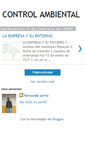 Mobile Screenshot of controlandoelmedioambiente.blogspot.com
