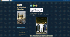 Desktop Screenshot of hyderabadmuslims.blogspot.com