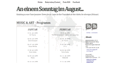 Desktop Screenshot of an-einem-sonntag-im-august.blogspot.com