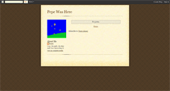 Desktop Screenshot of pepewashere.blogspot.com