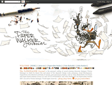 Tablet Screenshot of paperwalker.blogspot.com