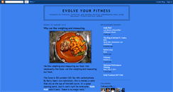 Desktop Screenshot of evolveyourfitness.blogspot.com