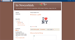 Desktop Screenshot of itsnewyorkish.blogspot.com