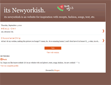 Tablet Screenshot of itsnewyorkish.blogspot.com