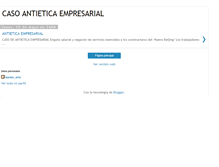 Tablet Screenshot of casoantieticaempresarial.blogspot.com