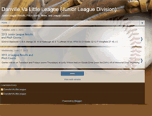 Tablet Screenshot of danvillevalittleleague.blogspot.com