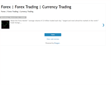 Tablet Screenshot of forex-yournexttradingmarket.blogspot.com