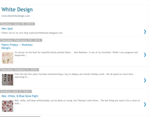 Tablet Screenshot of designbywhite.blogspot.com