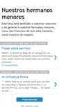 Mobile Screenshot of nuestros-hermanos-menores.blogspot.com