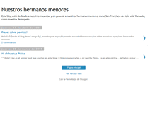 Tablet Screenshot of nuestros-hermanos-menores.blogspot.com