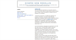 Desktop Screenshot of diseno-web-medellin.blogspot.com