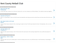 Tablet Screenshot of kentcountynetballclub.blogspot.com