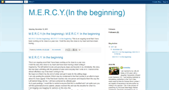 Desktop Screenshot of mercyinthebeginning-donkelley.blogspot.com