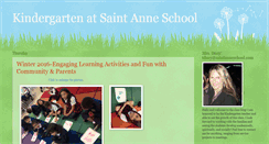 Desktop Screenshot of kindergartensaintanneschool.blogspot.com