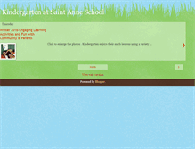 Tablet Screenshot of kindergartensaintanneschool.blogspot.com