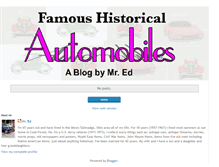 Tablet Screenshot of mred-famous-cars.blogspot.com