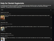 Tablet Screenshot of hygienehelp.blogspot.com