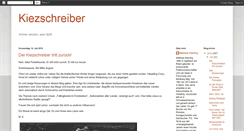 Desktop Screenshot of kiezschreiber.blogspot.com